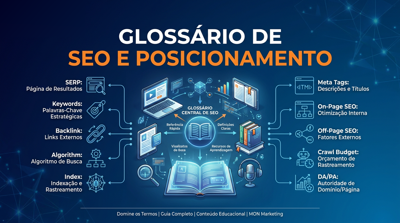 Glossário de SEO e Posicionamento: termos essenciais para entender como aparecer no Google